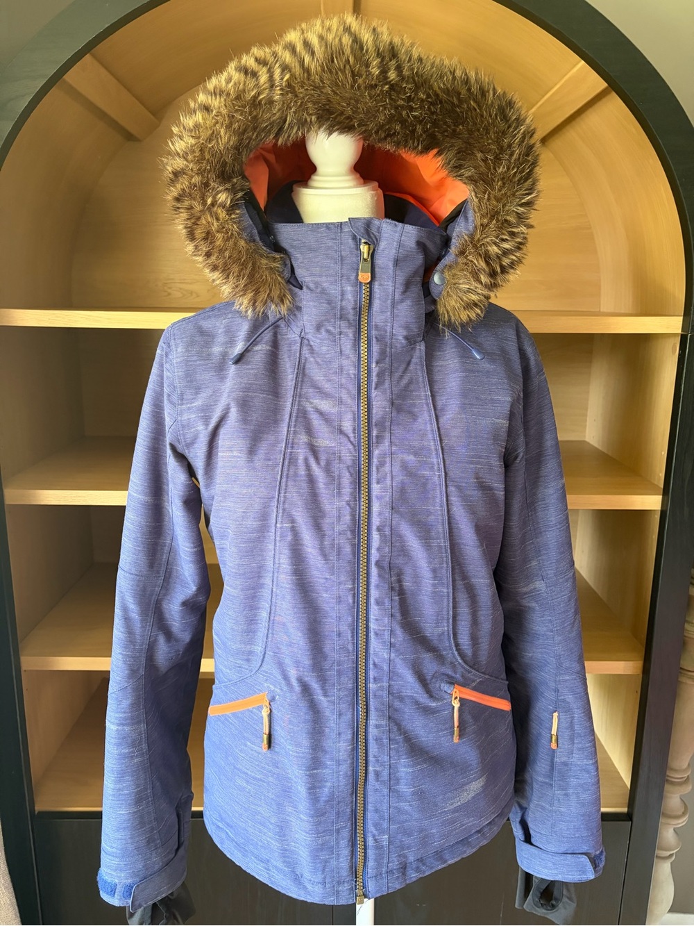 ✨$60✨ROXY Jet Ski Insulated Jacket | Heathered Navy Blue| Medium